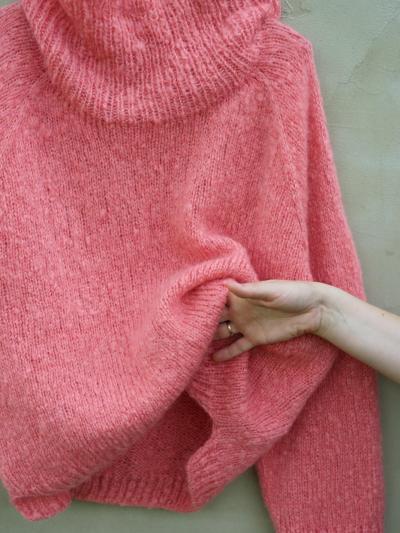 MO Mohair sweter – elegancki i wygodny opis dziania od góry | Ruke knit