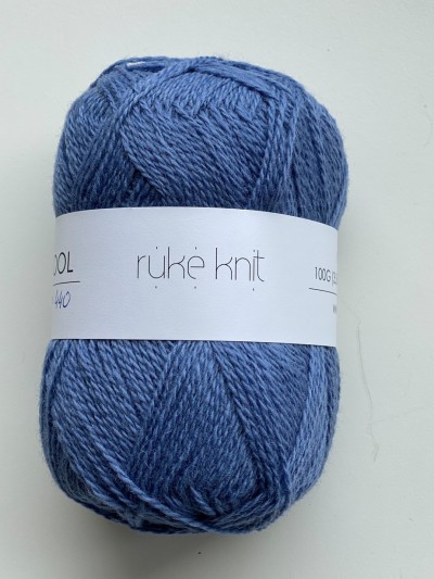 Ruke Knit Wool, włóczka wełniana, 100 g / 350 m
